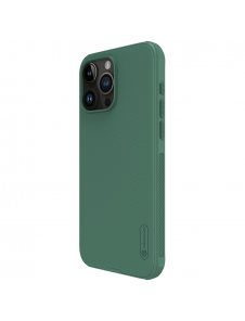 Nillkin Super Frosted PRO bakskal till Apple iPhone 15 Pro Max Deep Green (utan logotyp)