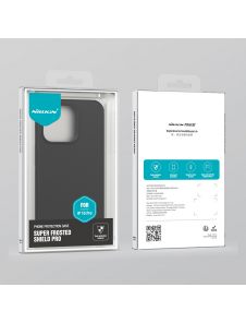 Nillkin Super Frosted PRO bakskal till Apple iPhone 15 Pro Deep Green (utan logotyp)