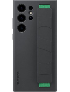 Samsung Silicone Grip Smartphone Fodral EF-GS918TBE för Galaxy S23 Ultra, Mobiltelefonfodral, Svart