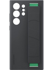 Samsung Silicone Grip Smartphone Fodral EF-GS918TBE för Galaxy S23 Ultra, Mobiltelefonfodral, Svart