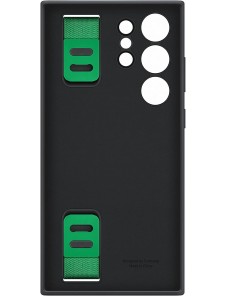 Samsung Silicone Grip Smartphone Fodral EF-GS918TBE för Galaxy S23 Ultra, Mobiltelefonfodral, Svart