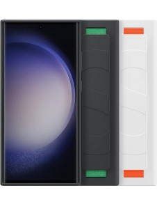 Samsung Silicone Grip Smartphone Fodral EF-GS918TBE för Galaxy S23 Ultra, Mobiltelefonfodral, Svart
