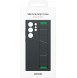 Samsung Silicone Grip Smartphone Fodral EF-GS918TBE för Galaxy S23 Ultra, Mobiltelefonfodral, Svart