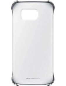 Galaxy S6 Edge Clear Cover svart EF-QG925BBEGWW