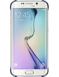 Galaxy S6 Edge Clear Cover svart EF-QG925BBEGWW