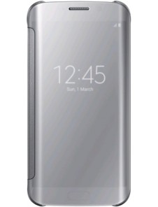 Samsung EF-ZG920BSE Mobiltelefonfodral med genomskinlig sikt Transparent skal för Galaxy S6, Silver
