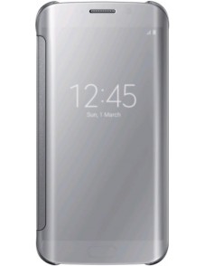 Samsung EF-ZG920BSE Mobiltelefonfodral med genomskinlig sikt Transparent skal för Galaxy S6, Silver