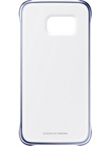 Samsung EF-QG920BBE Protective Slimline Clip-On Case Cover för Galaxy S6 - Metallic Svart/Klar