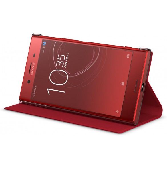 Sony Xperia XZ Premium - Style Cover Stand SCSG10 - Röd