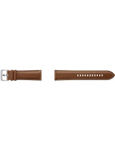 Samsung Stitch Leather ET-SLR84LAE äkta läderarmband för Galaxy Watch3 22mm Brun