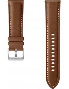 Samsung Stitch Leather ET-SLR84LAE äkta läderarmband för Galaxy Watch3 22mm Brun