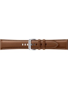 Samsung Stitch Leather ET-SLR84LAE äkta läderarmband för Galaxy Watch3 22mm Brun