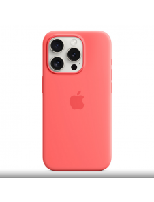 MT1G3ZM/A Apple Silikon Magsafe Skal till iPhone 15 Pro Guava