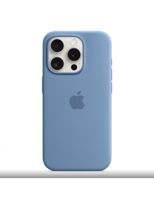 MT1L3ZM/A Apple Silikon Magsafe Skal till iPhone 15 Pro Winter Blue