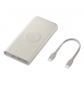 EB-U2510XUE Samsung Wireless Powerbank 2x USB-C 25W 10000mAh Beige
