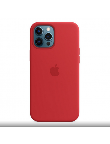 MHJF3ZE/A Apple Silikon Magsafe Skal till iPhone 12 Pro Max Röd