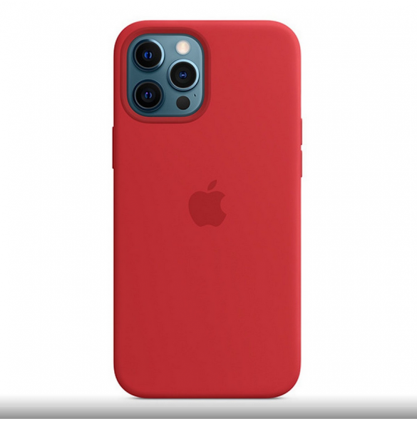 MHJF3ZE/A Apple Silikon Magsafe Skal till iPhone 12 Pro Max Röd