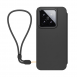 Gjord för Xiaomi bokfodral med halsband för Xiaomi 14 Black