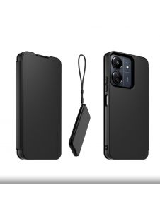 Gjord för Xiaomi bokfodral med halsband för Xiaomi Redmi 13C Black