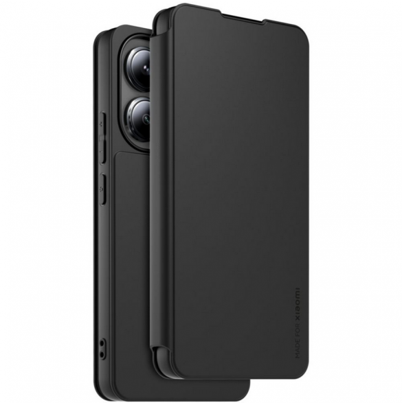 Gjord för Xiaomi Bokfodral med halsband för Xiaomi Redmi Note 13 4G Svart