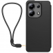 Gjord för Xiaomi Bokfodral med halsband för Xiaomi Redmi Note 13 4G Svart