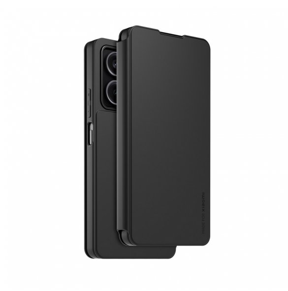 Gjord för Xiaomi Bokfodral med halsband för Xiaomi Redmi Note 13 5G Svart