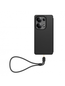 Gjord för Xiaomi bokfodral med halsband för Xiaomi Redmi Note 13 Pro 4G Black