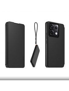 Gjord för Xiaomi bokfodral med halsband för Xiaomi Redmi Note 13 Pro 5G Black