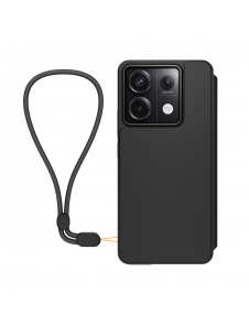 Gjord för Xiaomi bokfodral med halsband för Xiaomi Redmi Note 13 Pro 5G Black