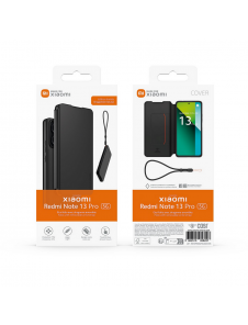 Gjord för Xiaomi bokfodral med halsband för Xiaomi Redmi Note 13 Pro 5G Black