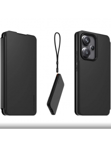 Gjord för Xiaomi Bokfodral med halsband för Xiaomi Redmi Note 13 Pro+ Svart