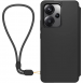 Gjord för Xiaomi Bokfodral med halsband för Xiaomi Redmi Note 13 Pro+ Svart