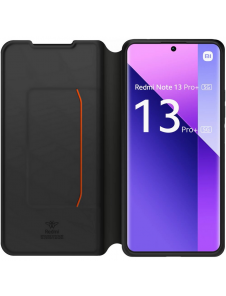 Gjord för Xiaomi Bokfodral med halsband för Xiaomi Redmi Note 13 Pro+ Svart