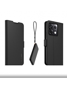 Gjord för Xiaomi bokställsfodral med halsband för Xiaomi Redmi Note 13 Pro 5G Black