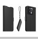 Gjord för Xiaomi bokställsfodral med halsband för Xiaomi Redmi Note 13 Pro 5G Black