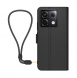 Gjord för Xiaomi bokställsfodral med halsband för Xiaomi Redmi Note 13 Pro 5G Black