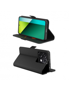 Gjord för Xiaomi bokställsfodral med halsband för Xiaomi Redmi Note 13 Pro 5G Black