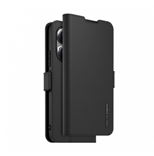 Gjord för Xiaomi bokställsfodral med halsband för Xiaomi Redmi Note 13 Pro+ 5G Svart