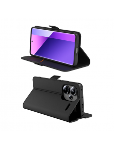 Gjord för Xiaomi bokställsfodral med halsband för Xiaomi Redmi Note 13 Pro+ 5G Svart