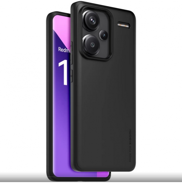 Gjord för Xiaomi TPU-fodral för Xiaomi Redmi Note 13 Pro+ 5G Svart