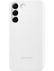 Samsung Galaxy S22 Original - Smart Clear-View Skal EF-ZS901CWE - Vit