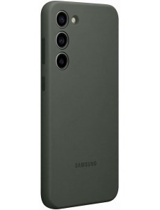 Samsung silikon smartphonefodral EF-PS916TGE för Galaxy S23+, mobilfodral, silikon, reptålig, slimmad design, kaki