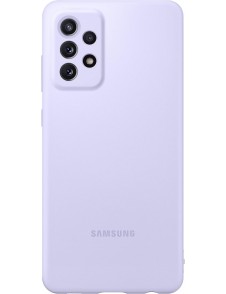 Samsung Silikon Smartphone Cover EF-PA725 för Galaxy A72 Mobiltelefonfodral, Silikon, Lila