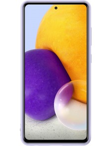 Samsung Silikon Smartphone Cover EF-PA725 för Galaxy A72 Mobiltelefonfodral, Silikon, Lila