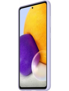 Samsung Silikon Smartphone Cover EF-PA725 för Galaxy A72 Mobiltelefonfodral, Silikon, Lila