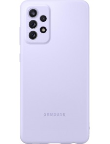 Samsung Silikon Smartphone Cover EF-PA725 för Galaxy A72 Mobiltelefonfodral, Silikon, Lila