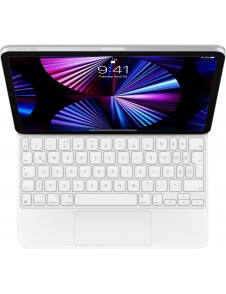 Apple Magic Keyboard till iPad Pro 11 tum - tredje generationen och iPad Air - engelskt - vit MJQJ3Z/A