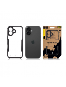 Tactical Quantum Stealth Skal till Apple iPhone 16 Klar/svart