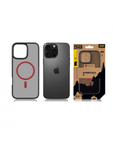 Tactical MagForce Hyperstealth 2.0 Skal till iPhone 16 Pro Max Svart/Röd