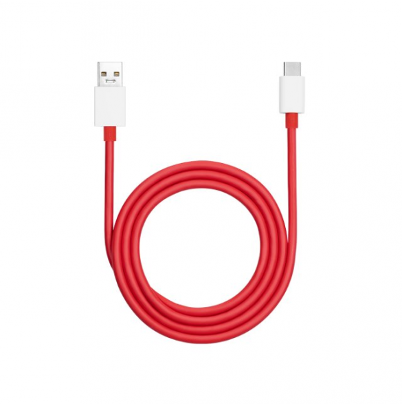OnePlus SUPERVOOC Laddnings USB-A/USB-C Datakabel 10A 1m Röd